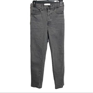 Everlane High Rise Slim Straight Jeans